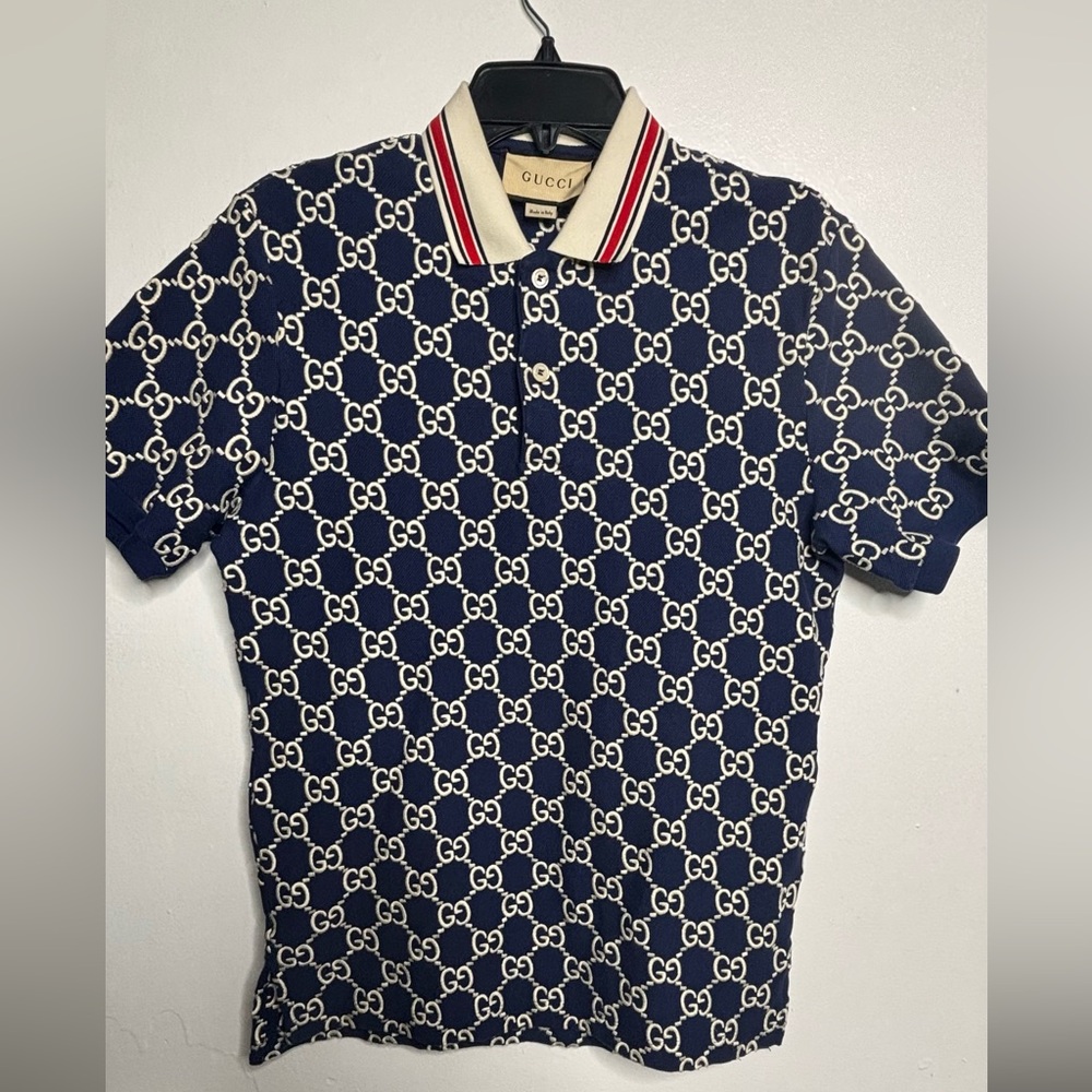 Gucci Embroidered polo